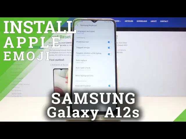 'Video thumbnail for How to Enable Emoji Suggestions on SAMSUNG Galaxy A12s – Turn On Emoji Suggestions'