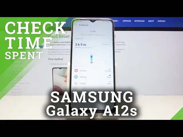 'Video thumbnail for How to Check Total Screen Time on SAMSUNG Galaxy A12s– Digital Wellbeing'