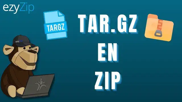 'Video thumbnail for Comment convertir TAR.GZ en ZIP en ligne (Guide simple)'