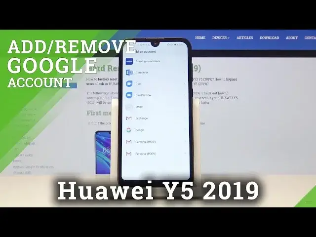 Video thumbnail for How to Set Up Google Account in HUAWEI Y5 - Add & Remove Google User