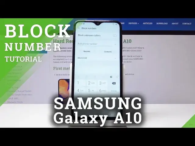Video thumbnail for How to Block Calls & Texts in Samsung Galaxy A10 - Block Number / Create Blacklist