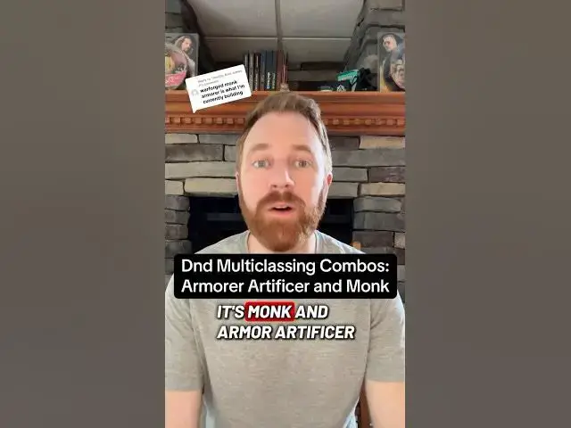 'Video thumbnail for DnD’s armorer artificer and monk won’t work as a multiclass build as far as I can tell'