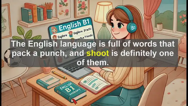 Video thumbnail for 2500 Must Know CEFR B1 Vocabulary - Mastering the Word 'Shoot': Boost Your English Skills