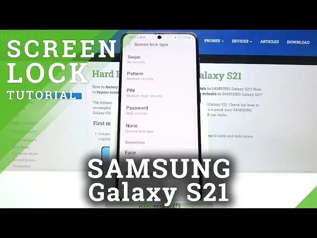 'Video thumbnail for How to Set Up Screen Lock on SAMSUNG Galaxy S21 – Change Screen Lock'