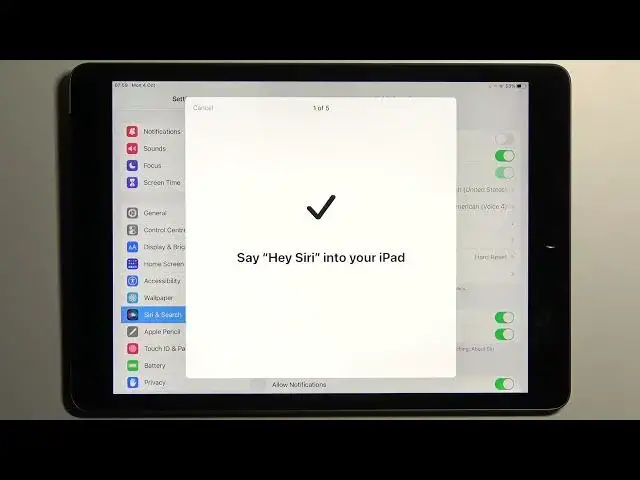 Video thumbnail for How to Enable Hey Siri on iPad 2021 - Use Hey Siri on iPad 9th Gen