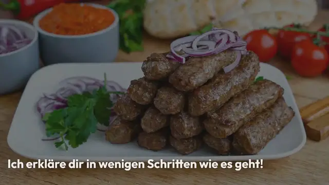 Video thumbnail for Cevapcici selber machen │ würzig & lecker