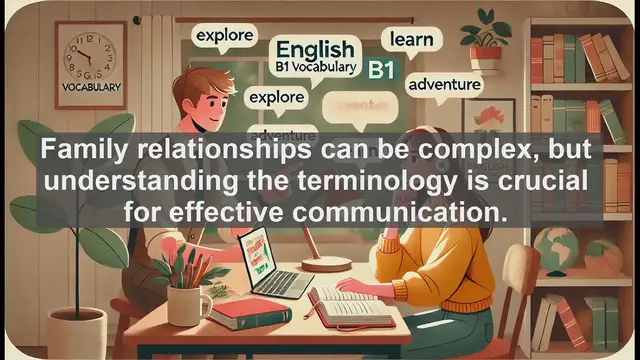 Video thumbnail for 2500 Must Know CEFR B1 Vocabulary - What Is an Aunt? Exploring Family Relationships in English