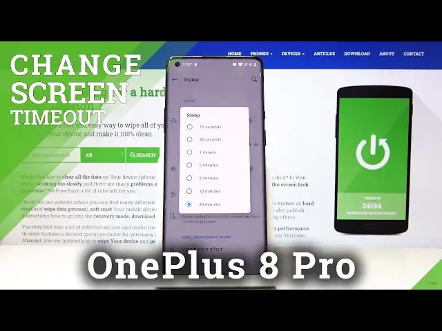 'Video thumbnail for How to Set Up Screen Timeout in OnePlus 8 Pro - Screen Settings'
