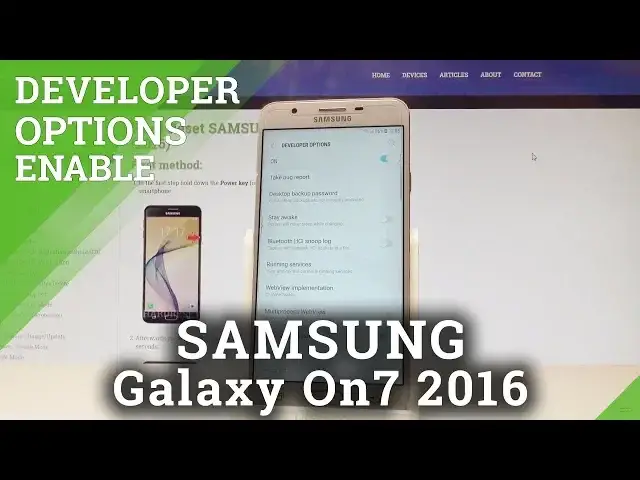 'Video thumbnail for How to Enter Developer Options on SAMSUNG Galaxy On7 (2016) |HardReset.Info'