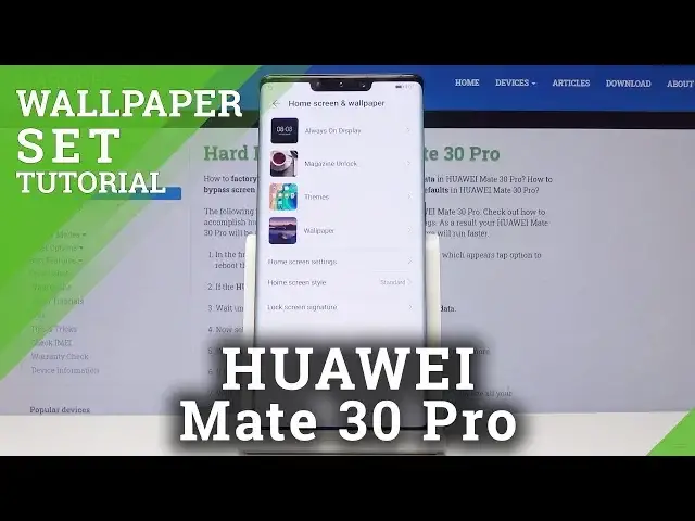 Video thumbnail for How to Change Wallpaper in HUAWEI Mate 30 Pro - Update Wallpaper