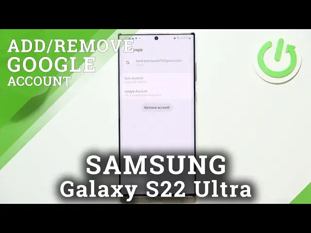 Video thumbnail for How to Add Google Account on SAMSUNG Galaxy S22 Ultra - Remove Google User