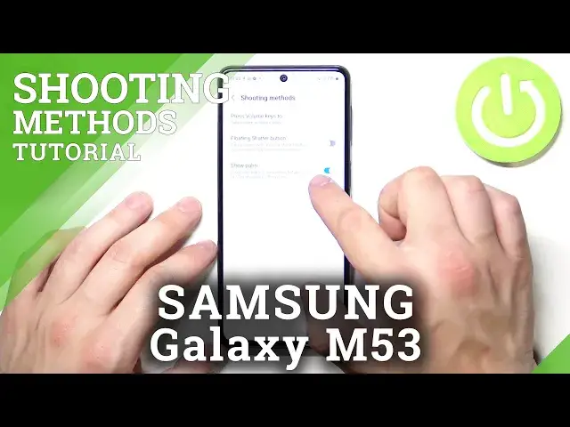 Video thumbnail for How to Take Selfie Using Palm on SAMSUNG Galaxy M53 - Shooting Method