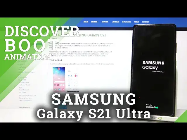'Video thumbnail for Starting Panel of SAMSUNG Galaxy S21 Ultra – Boot Animation'