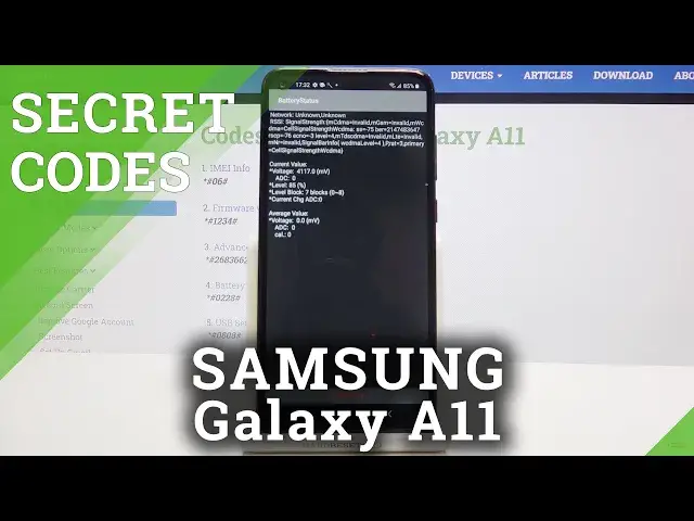 'Video thumbnail for How to use Secret Codes on SAMSUNG Galaxy A11 – Hidden Modes'