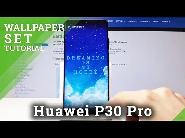 'Video thumbnail for How to Set Up Wallpaper on HUAWEI P30 Pro - Home / Lock Screen'