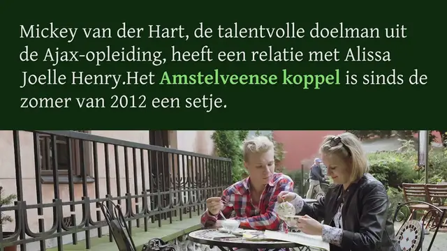 Video thumbnail for Alissa Joelle Henry, vriendin van Mickey van der Hart: