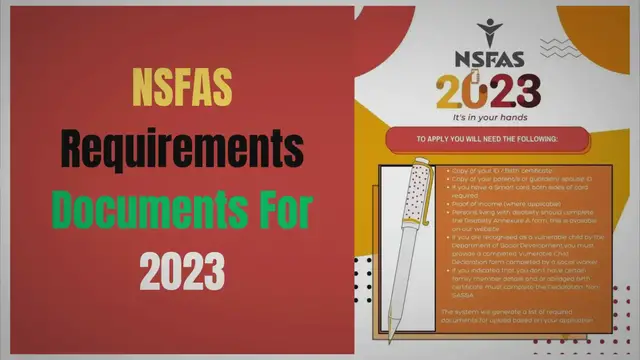 'Video thumbnail for NSFAS Requirements Documents For 2023'