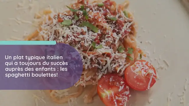 Video thumbnail for Spaghetti boulettes de boeuf et sauce à la tomate