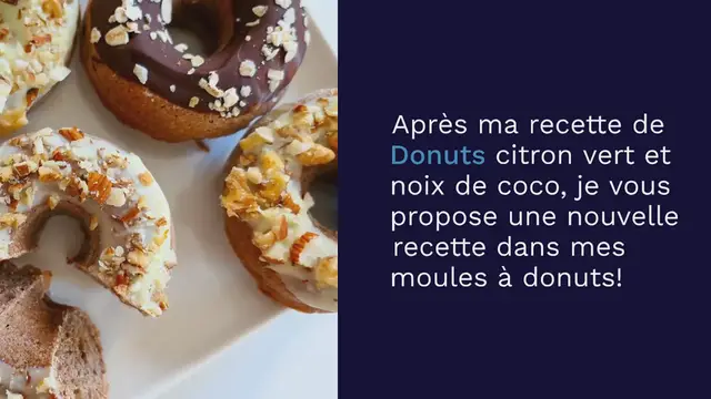 Video thumbnail for Donuts à la banane (au four et sans friture)