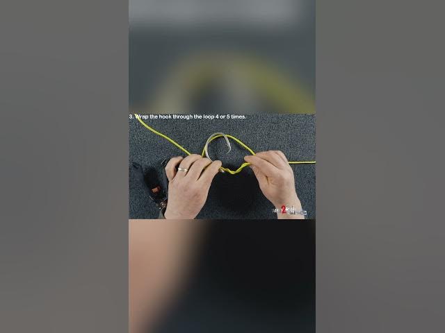 Video thumbnail for How to Tie a Drop Shot Knot