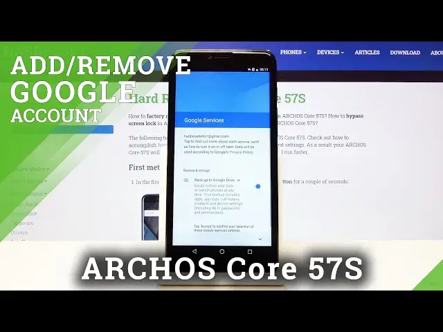 'Video thumbnail for How to Add Google Account to ARCHOS Core 57S – Add Google User'
