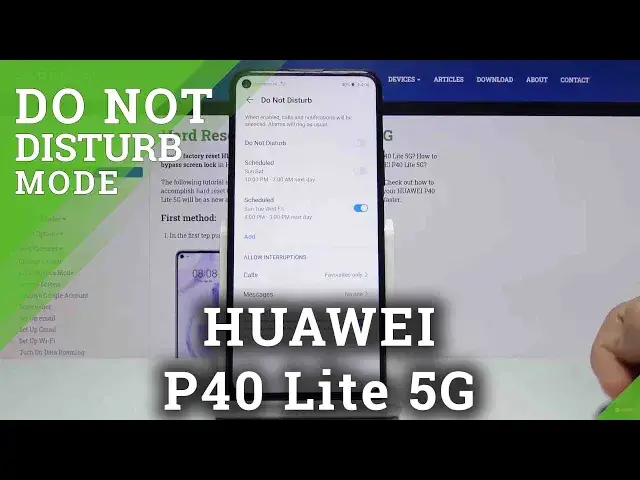 'Video thumbnail for How to Enable Do Not Disturb Mode on HUAWEI P40 Lite 5G – Open DND Mode'