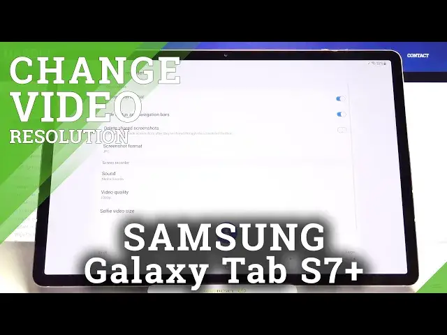 'Video thumbnail for How to Change Video Quality of Screen Recorder in SAMSUNG Galaxy Tab S7+ -'