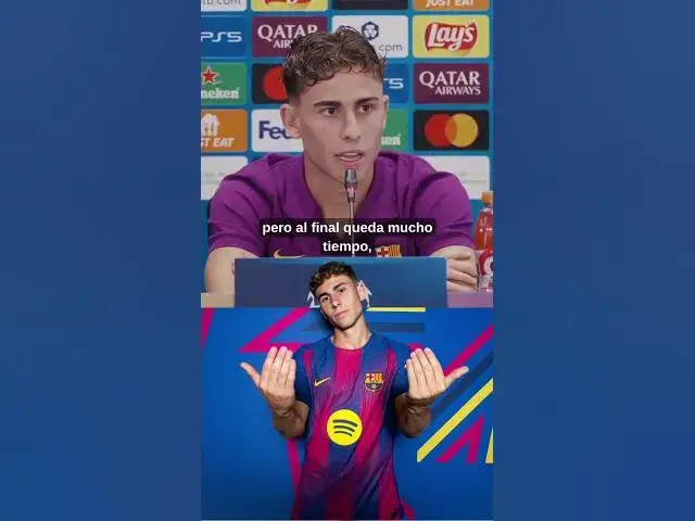 Video thumbnail for Fermín lo tiene claro: el Barça volverá a su mejor nivel💪🏻 #fcbarcelona #fermín #championsleague