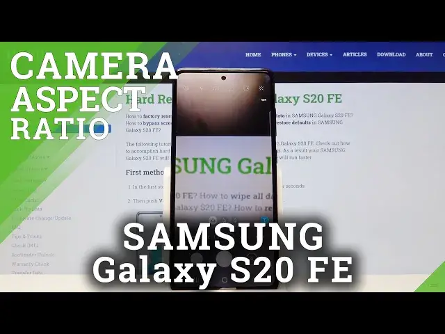 'Video thumbnail for Change Camera Aspect Ratio - Samsung Galaxy S20 FE'