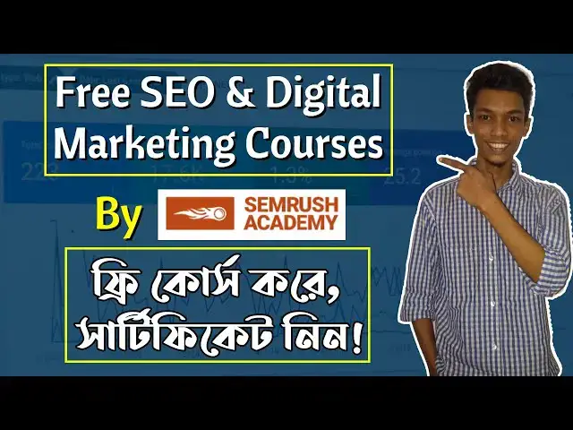 Video thumbnail for Free SEO & Digital Marketing Courses By SEMrush Academy [With Certificates]