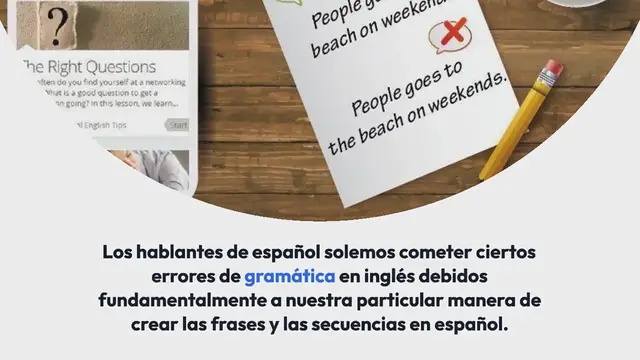 Video thumbnail for Los 5 errores de gramática en inglés más comunes que debes corregir