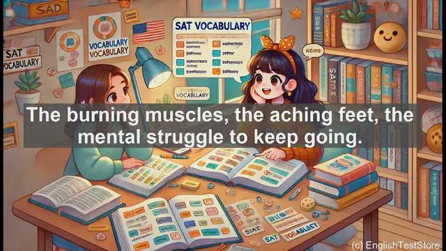 Video thumbnail for 5000 Must Know SAT Vocabulary - Endurance: More Than Just Physical Stamina