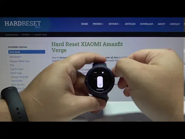 Video thumbnail for How to Change Screen Brightness in Xiaomi Amazfit Verge - Personalize Display