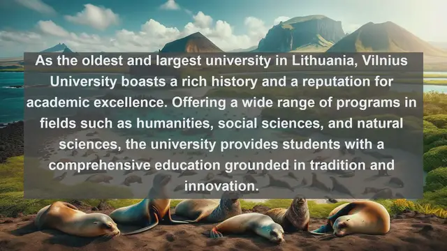 Video thumbnail for Unveiling Academic Excellence: Top 10 Favorite Universities in Lithuania
