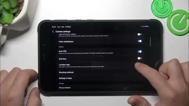 Video thumbnail for How to Manage Camera Location Tags in Samsung Tab Active3 – Find Location Tags Option