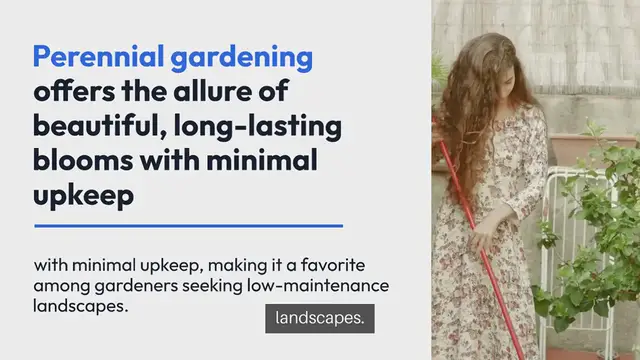 Video thumbnail for Perennial Gardening Tips For Low Maintenance