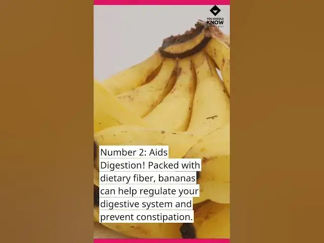Video thumbnail for Top 5 Insane Benefits of Eating Bananas #banana #facts