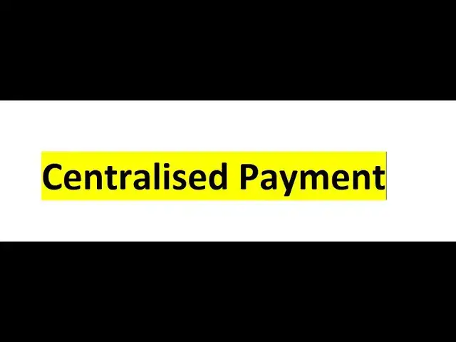 Video thumbnail for Centralised Payment