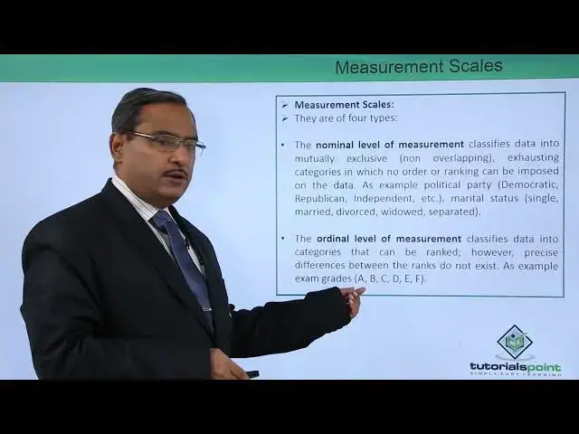 Video thumbnail for Machine Learning - Measurement Scales