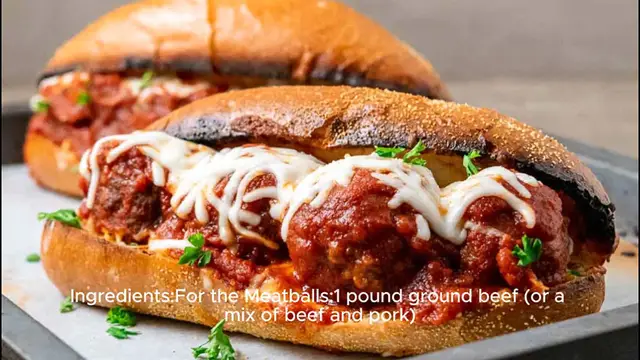 Video thumbnail for Meatball Sub Recipe