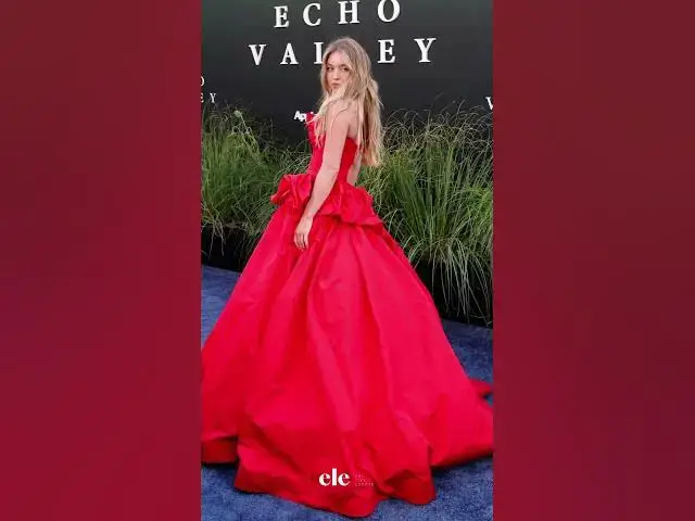 'Video thumbnail for Sydney Sweeney in Red Vera Wang in New York City #fashion #celebrity #fashionnews #nyc #sydney'