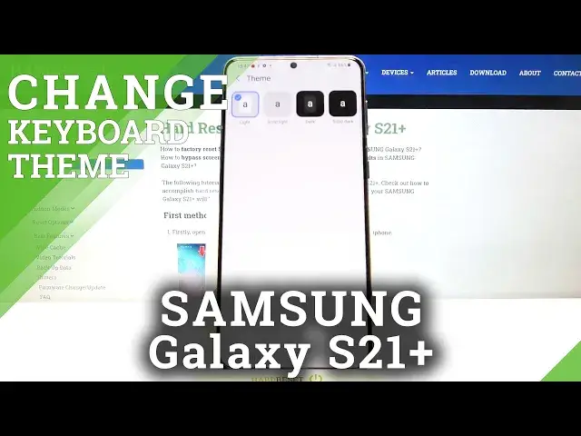 'Video thumbnail for Change Keyboard Theme SAMSUNG Galaxy S21+'