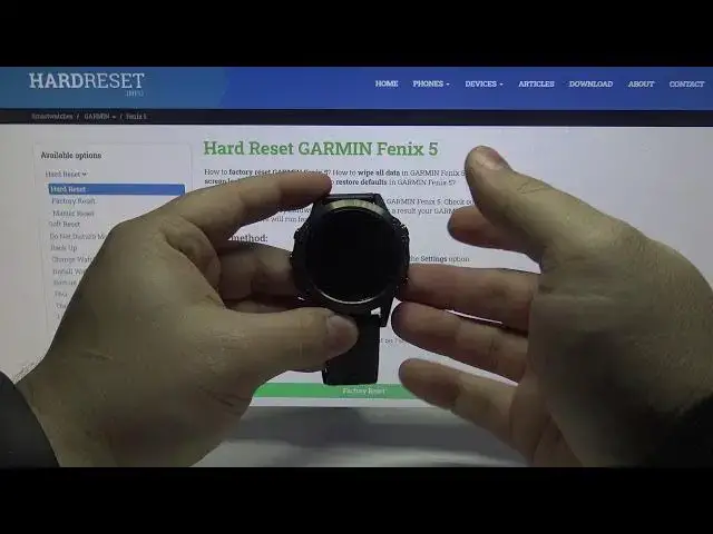 Video thumbnail for How to Factory Reset GARMIN Fenix 5 Performer – Delete All Content & Settings
