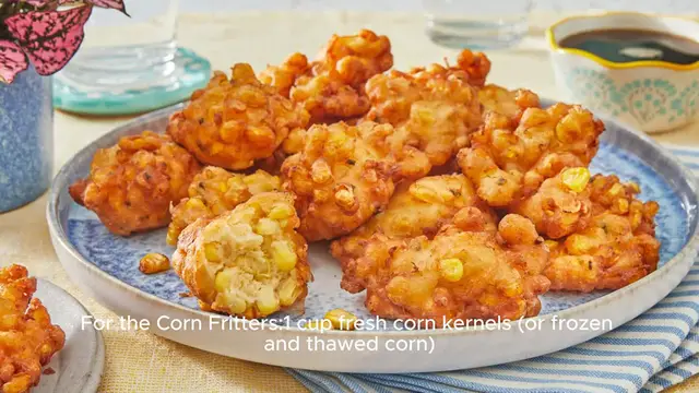 Video thumbnail for Corn fritters recipe
