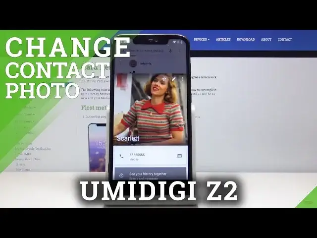 'Video thumbnail for How to Set Up Profile Picture on UMIDIGI Z2 - Add Photo to Contact'