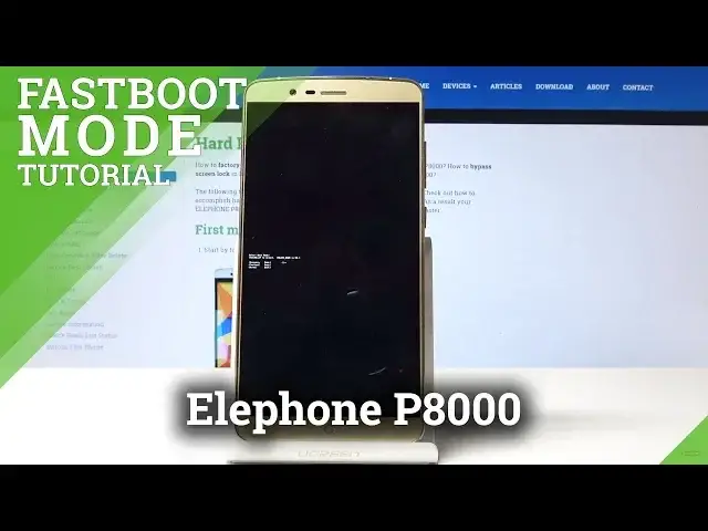 'Video thumbnail for How to Enter / Quit Fastboot Mode in Elephone P8000'