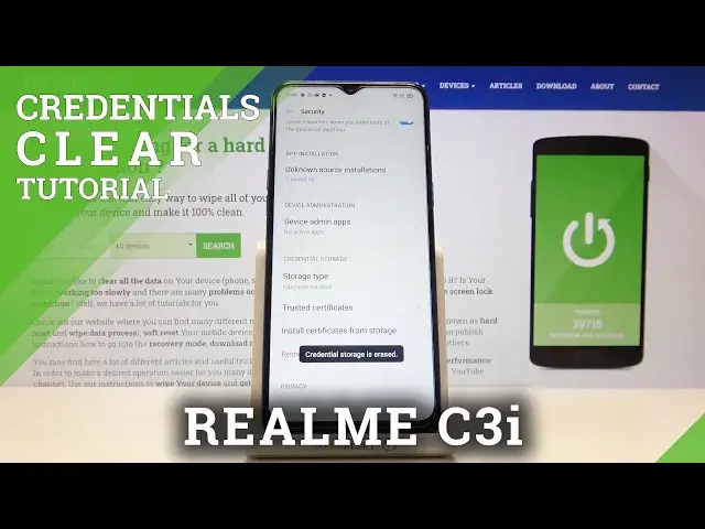 'Video thumbnail for How to Clear Credentials on REALME C3i – Clear All Licenses'