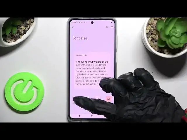 'Video thumbnail for MOTOROLA Moto G52 - How To Change Font Size'