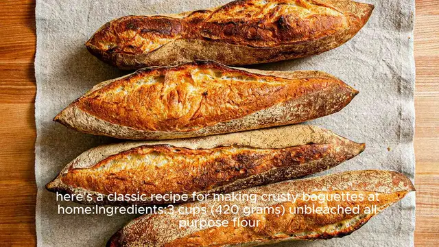 Video thumbnail for Baguette recipe