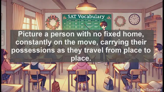 Video thumbnail for 5000 Must Know SAT Vocabulary - Nomad: Understanding the SAT Vocabulary Word